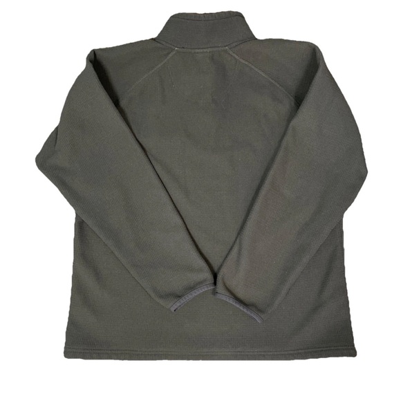 The North Face Fleece Pullover Mens Large Black Quarter Zip Outdoor Sweatshirt - Picture 2 of 6